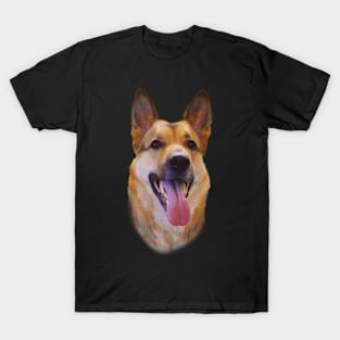 German Shepherd Dog Face T-Shirt